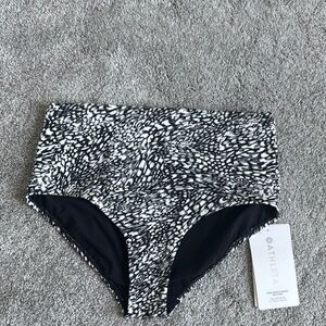 Athleta high waist bikini bottom sz S NWT